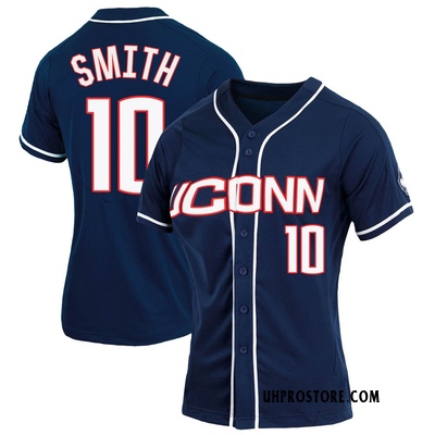 LASublimation UConn - NCAA Baseball : David Smith Grey Jersey FullColor / Large